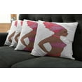 thumbnail image 5 of Ambesonne African Throw Pillow Cover 4 Pack, Zulu Woman Bandage Dress, 20", Dark Coral Chocolate, 5 of 5