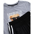 thumbnail image 7 of Pro Athlete Boys Pants Set 3 Piece Graphic Tees Athletic Shorts and Jogger Sweatpants 3 Piece Set, 7 of 7