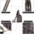 thumbnail image 6 of FORMRS Womens Crossbody Sling Bag Travel Daypack Shoulder Chest Backpack, Dark Gothic Floral, 6 of 7