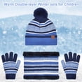 thumbnail image 3 of Conjunto de gorro, bufanda y guantes cálidos para niños 3 en 1, conjunto de gorro, bufanda y guantes de punto térmico, conjuntos de accesorios de invierno, conjunto de bufanda y guantes con, 3 of 5