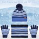 thumbnail image 3 of Conjunto de gorro, bufanda y guantes cálidos para niños 3 en 1, conjunto de gorro, bufanda y guantes de punto térmico, conjuntos de accesorios de invierno, conjunto de bufanda y guantes con, 3 of 5