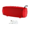 Outdoor Camping Hiking Portable Loudspeaker Stereo Music Player Speaker, Doodle Red