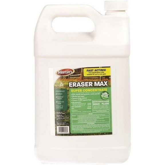 Martin's Eraser Max Weed Killer Super Concentrate - Liquid Herbicide - 1 Gal — Residential Use, Standard Application