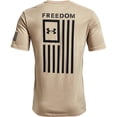 thumbnail image 2 of Camiseta Under Armour New Freedom Flag para hombre Desert Sand, 2 of 2