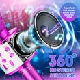 thumbnail image 7 of Karaoke Microphone for Kids, Gifts for 3 4 5 6 7 8 Year Old Girls, Boys Girls Toys Kids Microphones with Light, Bluetooth Microphone Birthday Gifts for 3-12 Years Old Girls, 7 of 7