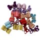 thumbnail image 5 of Lindos pajaritas para el pelo de mascotashecho a manoversátilpelo de perromezcla de colores con banda de goma para cachorros para fiestas de gatos Amonsee No, 5 of 5