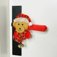 thumbnail image 1 of Event & Party Protective Cover for Doors with Cartoon Santa Theme Door/Room Handle Shield - Indoor Outdoor -Static Cushioned Protector, 1 of 3