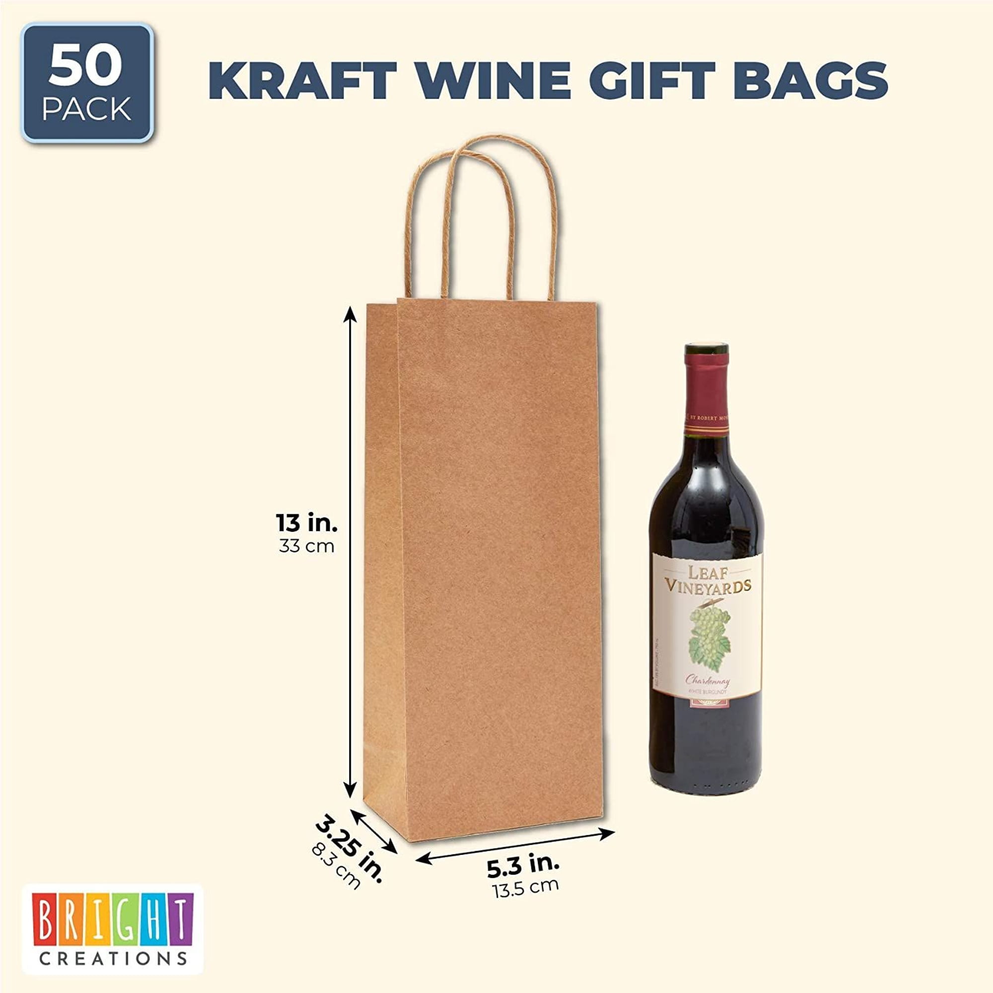 Kraft paper liquor bag with twisted handle, wine gift bag, party bag, shopping, retail (250, Liquor)