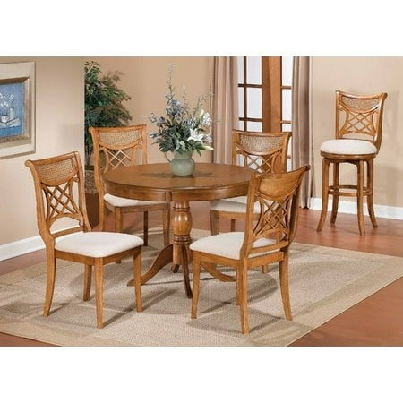 oak glenmary hillsdale dining piece round furniture table