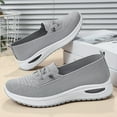 thumbnail image 5 of Orthopedic Shoes,Womens Slip On Walking Shoes,Orthopedic Sneakers for Women,Slip On Sneakers Women Breathable Mesh Knitted Woven Low Top Walking Shoes Lightweight Wide Width Non-Slip Shoes,Gray,7.5, 5 of 7