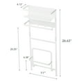 thumbnail image 7 of Yamazaki Home Magnetic Laundry Organizer, White, Steel, Large, Magnetic, Water Resistant, 7 of 7