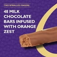 thumbnail image 3 of Cadbury Twirl ORANGE 48 x 43g – Zesty Orange Chocolate Fingers Wrapped in Creamy Dairy Milk, 3 of 5