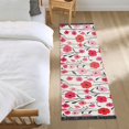 thumbnail image 3 of Yayeee Runner Rug for Bedroom 2'x6' Machine Washable Hallway Non Slip Mat, Pink Floral, 3 of 8