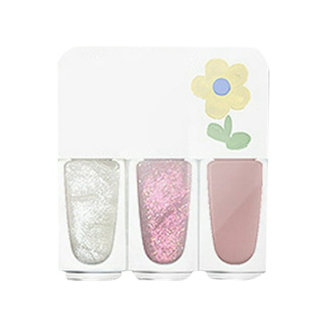 Riforla Three Color Nail Polish No Baking Quick Drying Set Durable Tearable Water Based Manicure 1ml Nail Polish
