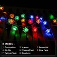 thumbnail image 4 of LED String Lights 13.2ft 40 LED Lotus Flower Fairy Lights with 8 Modes Timer Indoor String Lights for Bedroom, Party, Wedding, Indoor, Garden Décor (Multi-Color), 4 of 14