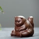 thumbnail image 5 of Decoración Para Gatos De Té De Arena Púrpura Escultura De Gato Gordo Hecha A Mano Artesanía Decorativa Mesa De Té Juego De Té, 5 of 7