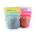 thumbnail image 3 of 3Pcs Reusable Food Bags Silicone Freezer Bags for Meat Fruit Vegetables Sandwich, 3 of 6