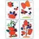 thumbnail image 5 of Juego De Bloques De Construcción Coloridos De Madera Juego De Bloques De Construcción Desconcertantes Educativos Para Niños Con 20 Tarjetas Para Niños Mayores De 3 Años Cateissary FN002192-00, 5 of 5