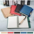 thumbnail image 4 of WILFANS 3 Blocs-Notes Spirales pour Carnets Stène avec Porte-Stylo, Notes Collantes, Marqueur de Page Index Coloré, 4 of 5