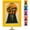 Yellow, variant on Wall‑Mounted Gumball Machine Picture Frame, 2‑in‑1 Wall Art Decor & Candy Dispenser, Holds 1.5 Lbs of Candies Nuts Pet Treats for Home Decor