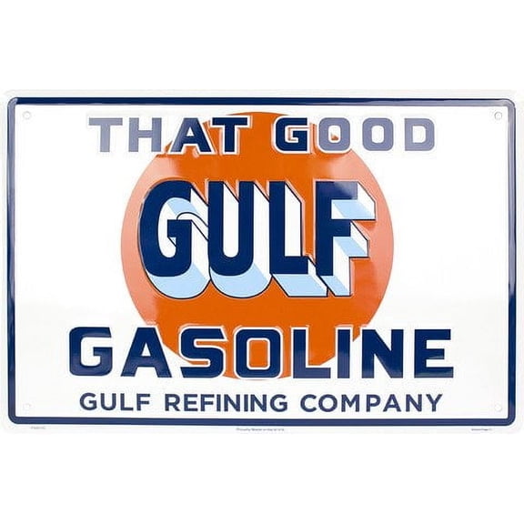 Hangtime THAT GOOD GULF GASOLINE 12x18 Sign