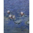 thumbnail image 2 of Monet, Claude 12x14 Gold Ornate Wood Framed with Double Matting Museum Art Print Titled - Water Lilies - Detail, 2 of 4