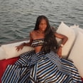 thumbnail image 4 of 2026 Spring New Women's Clothing: Striped Tube Top + Asymmetrical Striped Skirt Set for Women, 4 of 5