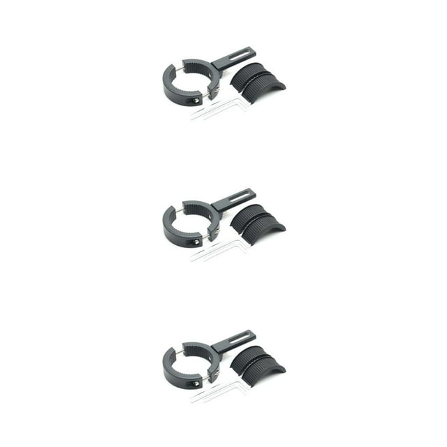 Langgg Durable Light Lamp Holder For Motorcycle Headlight With Strong Load-bearing Capacity Alloy Is 3.8-6cm diameter 3Set
