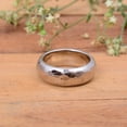 thumbnail image 2 of SS DESIGNS Hammered Silver Band - Solid 925 Sterling Silver Band Ring - Hammered Silver Ring -thumb Ring -Unisex Band -Wedding Ring- Gift For Her, 2 of 8