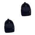 thumbnail image 1 of relayinert Trendy Backpack For School Unisex Multifunctional Practical Gifts Sturdy And Durable School Backpack black 2Set, 1 of 6