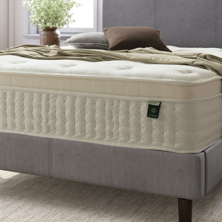 Zinus 13 inch euro top mattress discount