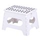 thumbnail image 1 of Inteprter Taburete de plástico, silla plegable portátil con puntos, silla plegable para adultos, taburete alto para adultos, baño, hogar, Almacenamiento y organización del hogar blanco, 1 of 6
