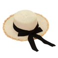 thumbnail image 4 of MESSUEN Sun Hats Straw Hat Beach Hat Women's Summer Wide Hat Bow Beach Sun Hat Wide Brim Hats for Women Sun Hats for Women Khaki One Size, 4 of 4