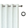 thumbnail image 2 of Kate Aurora Modern Art Contemporary 2 Pack Light Filtering Grommet Top Curtains - Assorted Colors, 84 in. Long, 2 of 3