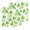 Green White, variant on St. Patrick's Day Kitchen Dish Towels for Drying Dishes Set of 4, Watercolor Shamrock Polka Dots Light Green Waffle Weave Microfiber Hand Tea Bathroom Towels Quick Dry & Absorbent Towel 15.7x23.6