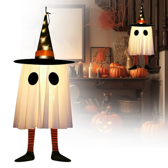 Clearance Hangs under $10,Halloween Witch Hat LED String Lights – Hanging Decor For Indoor Scary House And Atmosphere Decoration