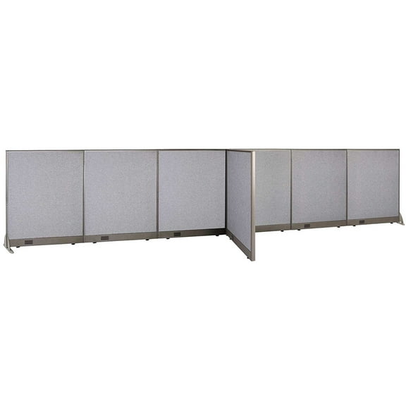 GOF T-shaped Freestanding Partition (36”D x 216”W x 48”H) Office Room Divider, Privacy Screen, Workstation Cubicle