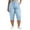 Light Blue, variant on Linen Pants Women Summer Solid Color Elastic Loose Plus Size Straight Flowy Trousers Fashion Bohemian Beach Casual Wide Leg High Waisted Pants With Pocket S-5XL