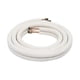 thumbnail image 1 of Juego de tubos serpentines para aire acondicionado de 3 metros, 1/4 pulg. y 3/8 pulg., con aislamiento de cobre. Número de pieza: PaP2025042500074, 1 of 5