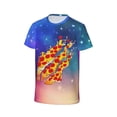 thumbnail image 4 of Prestonplayz Pizza Boys Girls T Shirt Kids Short Sleeve Crewneck 3d Printed Graphic Shirts For Kids Youth X-Small, 4 of 7