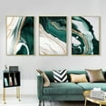 thumbnail image 4 of Bobasndm Green Canvas Art Paintings For Living Room Modern Abstract Golden Lines Posters And Prints Wall Poster Home Decor, 4 of 8