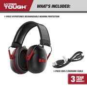 Hyper Tough Hypertunes Bluetooth Rechargable Lithium-Ion Headphones