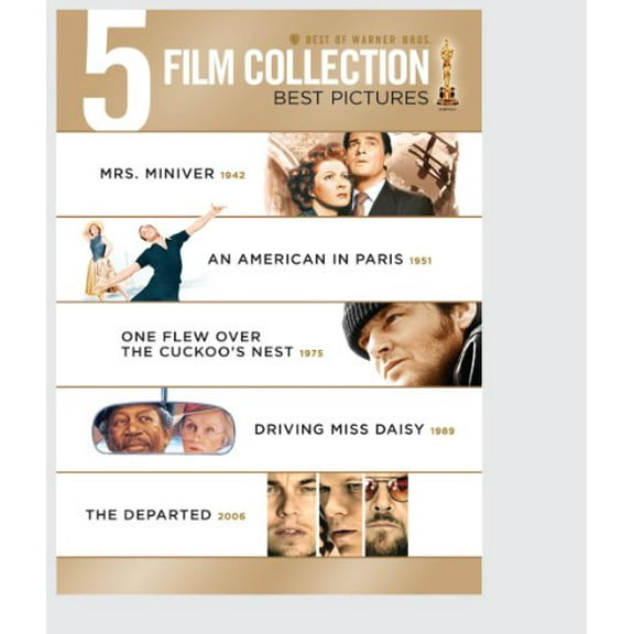 Best of Warner Bros. 5 Film Collection Best Pictures (DVD, 2013, 5-Disc Set) NEW