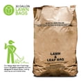 thumbnail image 4 of 30 Gallon Kraft Lawn and Leaf Bags (10 Pack) Eco-Friendly Heavy Duty Large Paper Trash Bags, Tear Resistant Yard Waste Bags for Grass Clippings, Wet and Dry Leaves, Weeds, Twigs, 4 of 8