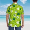thumbnail image 6 of Bixox Men's Hawaiian Shirts Men's St Patrick's Day7 Print Short-Sleeve Shirt-Medium, 6 of 8