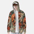 thumbnail image 3 of Sun Protection Shirts for Men/Women - Gigantic Skull In Clouds Long Sleeve Sun Hoodie Jacket for Fishing Running Hiking, 3 of 6
