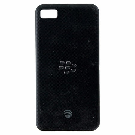 Black Replacement Battery Door - BlackBerry Z10 (AT&T) OEM Replacement Battery Door Back Cover - Black (Refurbished)