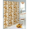 thumbnail image 6 of Mushroom Floral Shower Curtains for Bathroom, Thanksgiving Fall Waterproof Fabric Shower Curtain for Bathroom Bathtub Decoration, Machine Washable, 54x"78", 6 of 9