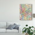 thumbnail image 3 of Trademark Fine Art 'Portland Oregon City Map III' Canvas Art by Michael Tompsett, 3 of 4