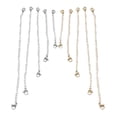 thumbnail image 2 of 10Pcs Necklace Extender Set Double Headed Household Gold Silver Necklace Chain with Lobster Clasp, 2 of 8